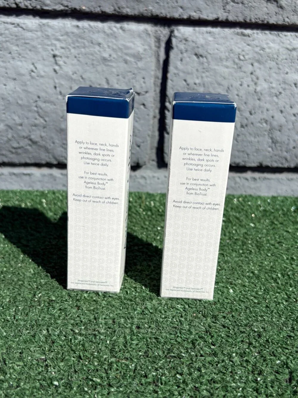 2 Brand New BioTrust Ageless Glow Skin Rejuvenating Serum 1 oz